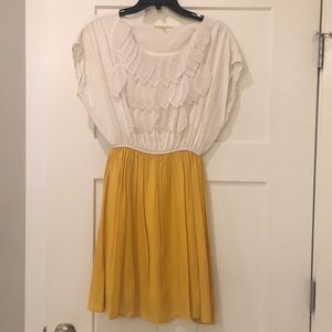Gianni Bini white/yellow dress